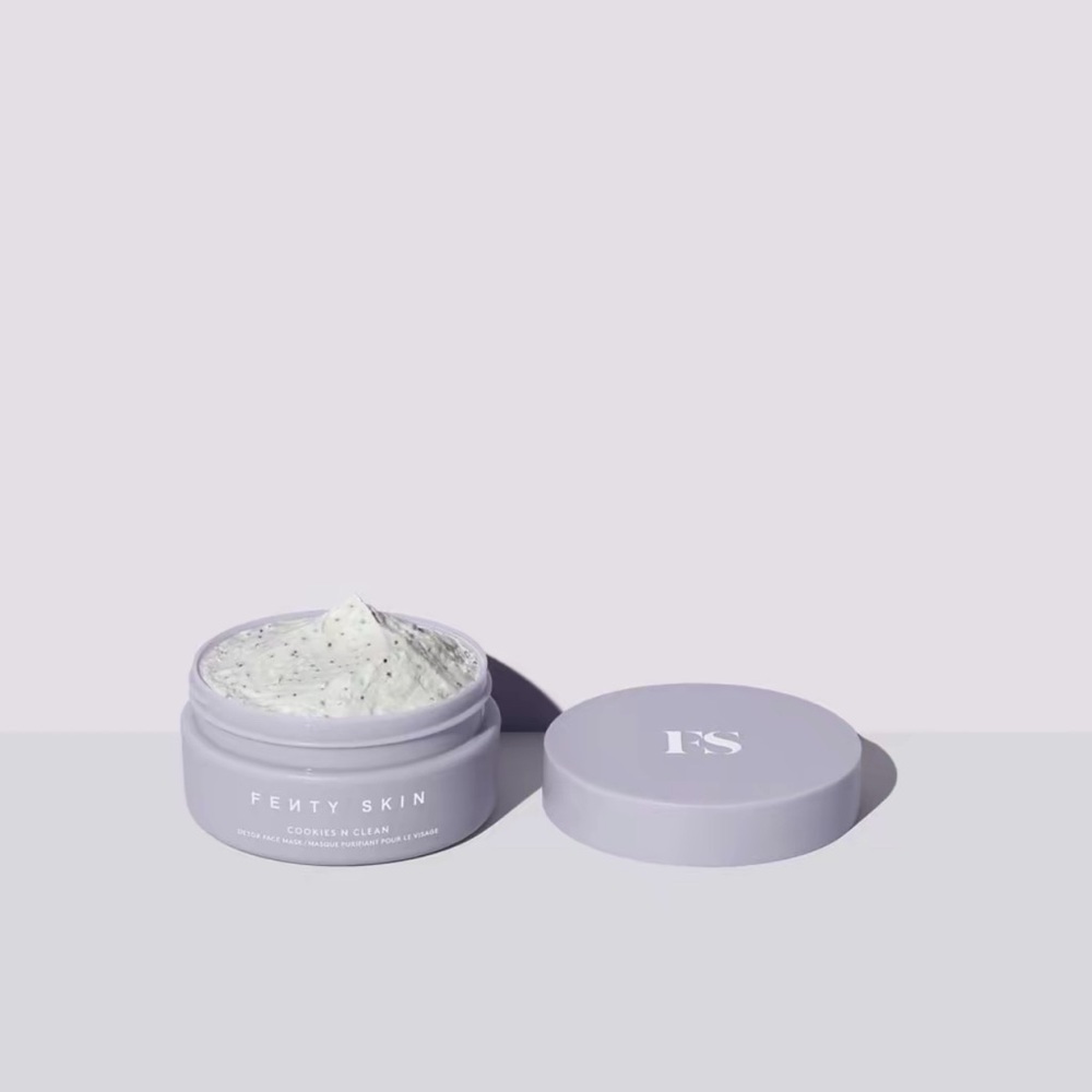 Fenty Beauty Cookies N Clean Detox Face Mask - White and Purple